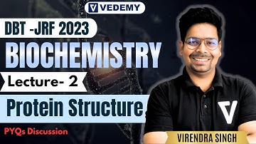 DBT JRF PYQs Solution | Biochemistry | Part 2 | Protein Structure | By Virendra Singh |