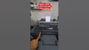 Epson L8050 L18050 Red light blink problem Solution mobile printer #printersolution #Lallightblink