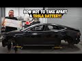 Tearing Apart a Tesla to Save The Rarest Electric Car Made!