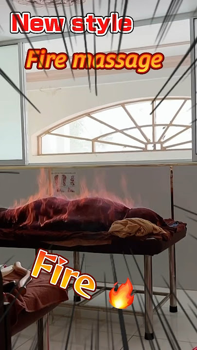 【炎のマッサージ🔥Fire massage ‼️】#shorts #massage #flame #fire #massage therapy#マッサージ #特別 #炎 #癒し #relaxing