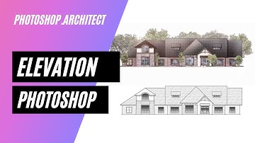 Rendering an architectural elevation in Photoshop