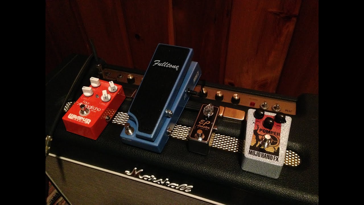MoJo Hand FX Pompeii Fuzz + Xotix EP Booster + Fulltone DejaVibe +