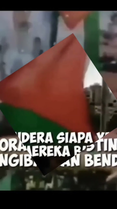 bendera indonesia di taruh di atas bendera palestina#indonesia#palestine