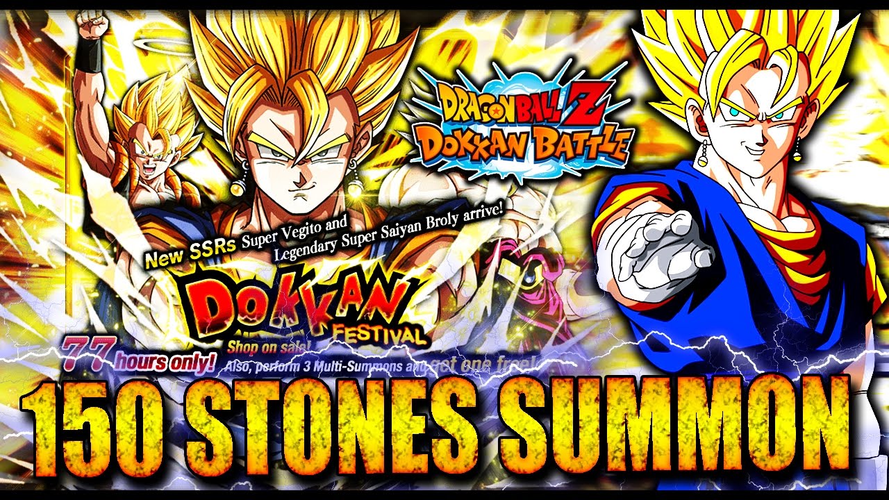 150 DRAGON STONES SUPER VEGITO BANNER FINALE!!! DOKKAN BATTLE BUT