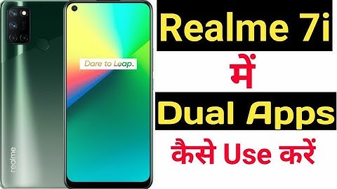 How to enable dual apps in realme 7i || Realme 7i me dual apps kaise enable kare ||