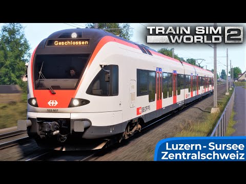 TRAIN SIM WORLD 2 | S-Bahn Zentralschweiz: Luzern - Sursee | Stadler SBB RABe 523 – Einführung ETCS