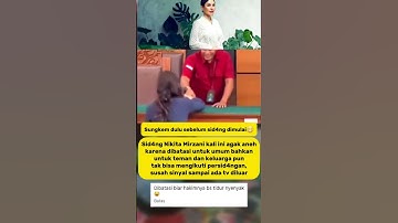Thumbnail of Sid4ng NikMir kali ini aneh🤔 #nikitamirzani #artist #viralvideo #beritaterkini #trending #shorts