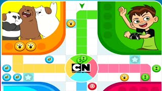 BEN10vsKRISHH/GIRLSvsPANDA'S LUDO MATCH CARTOON NETWORK LUDO 👑/#INDIANGAMING #CNLUDO #53 screenshot 4