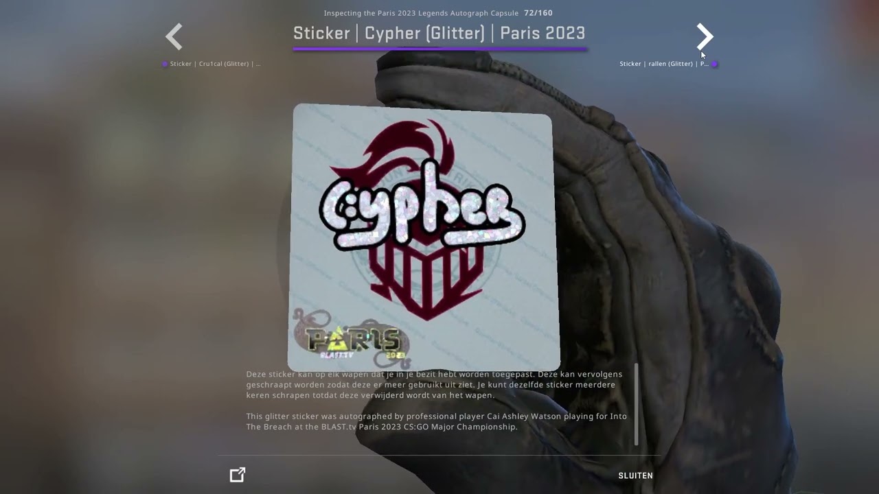 BLAST Paris: Jogadores da FURIA colocam Torre Eiffel nos stickers