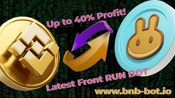 [2022 NEW UPDATE] PancakeSwap Front Run Bot Contract 👉 Make 10x Daily Without Risks