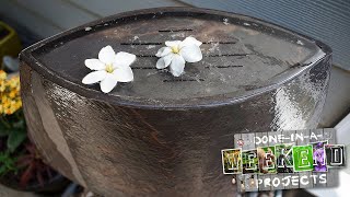 How to Add a Water Feature to Your Yard | Done-In-A-Weekend Projects: Go With the Flow | YouTube