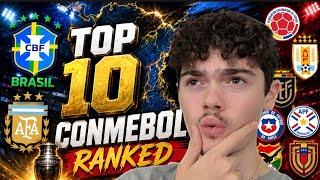 Ranking Every CONMEBOL National Team