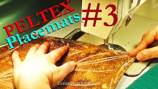 Quilt, Paint, &amp; Finish Up | PELTEX PLACEMATS #3 of 3 | Zazu&#39;s Stitch Art