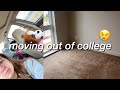 moving out of my college apartment vlog | miami university