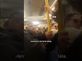 London tube commuters chant 