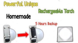 How To Make Unique Rechargeable Torch At Home|| Emergency Torch|| Amazing Torch|| @MKExperiments7