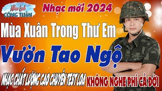 Mùa Xuân Trong Thư Em - Công Tuấn Bolero➤LK Nhạc Lính Tuyển Chọn✔️Toàn Bài Hay ✔️GIỌNG CA ĐỘC LẠ.