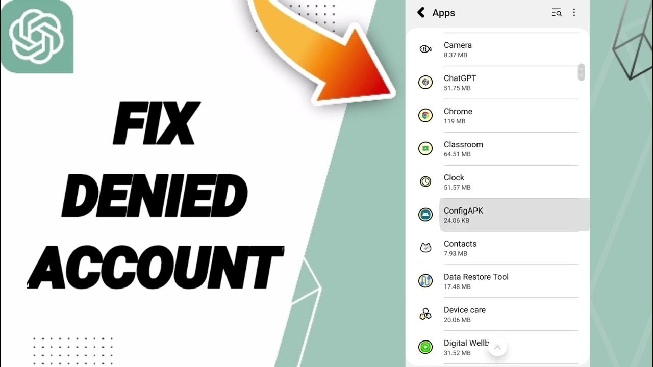 How to fix denied account on chatgpt app 2024 youtube