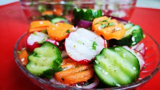 Bu salatni hech qanday siri yoq)))) Салат диетический Bu salatni hech qanday siri yoq)))) Салат диетический