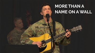 The U.S. Army Band "Country Roads" performs "More Than a Name on a Wall"