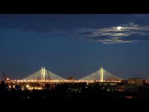 Ночь на Вантовом мосту, Санкт-Петербург
