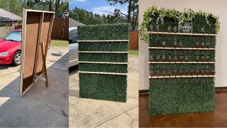 How I made a champagne wall