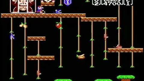 TAS Donkey Kong Jr. NES in 1:12 by Aqfaq & Ferret Warlord