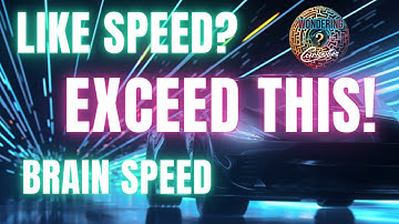 Brain Processing Speed #speed #reaction #brain