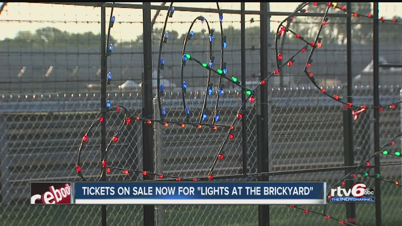 Tickets for Indianapolis Motor Speedway's Lights at the Brickyard go on