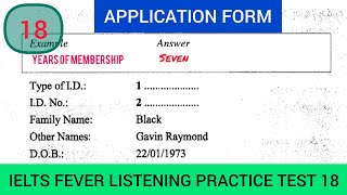 Ielts fever listening test 18 | application form | membership level benefits screenshot 4