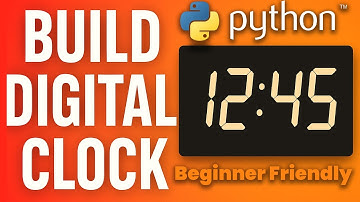 I Built a Digital Clock in Python in 6 Minutes (Complete Beginner Tutorial)