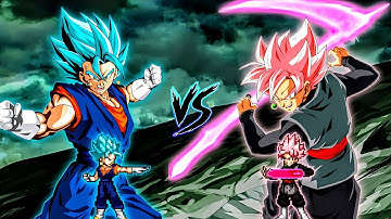 Vegito SSB V4 OP (New) VS Goku Black Purgation OP (all form) in Jump Force Mugen🔥
