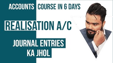 Dissolution of partnership firm | Journal entries | Realisation account |