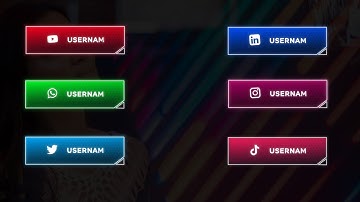 Motion Graphics Modern Lower Third After Effects Tutorial  2023