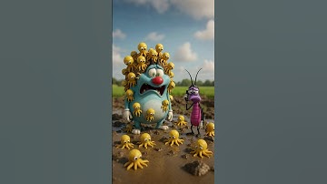 Oggy and the Cockroach 🥺♥️ #cartoon #oggy #cartoon