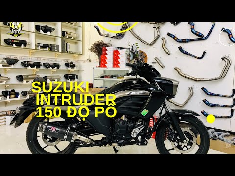 Video Suzuki Intruder 150 độ pô R77 Carbon | Intruder độ pô... - youtube