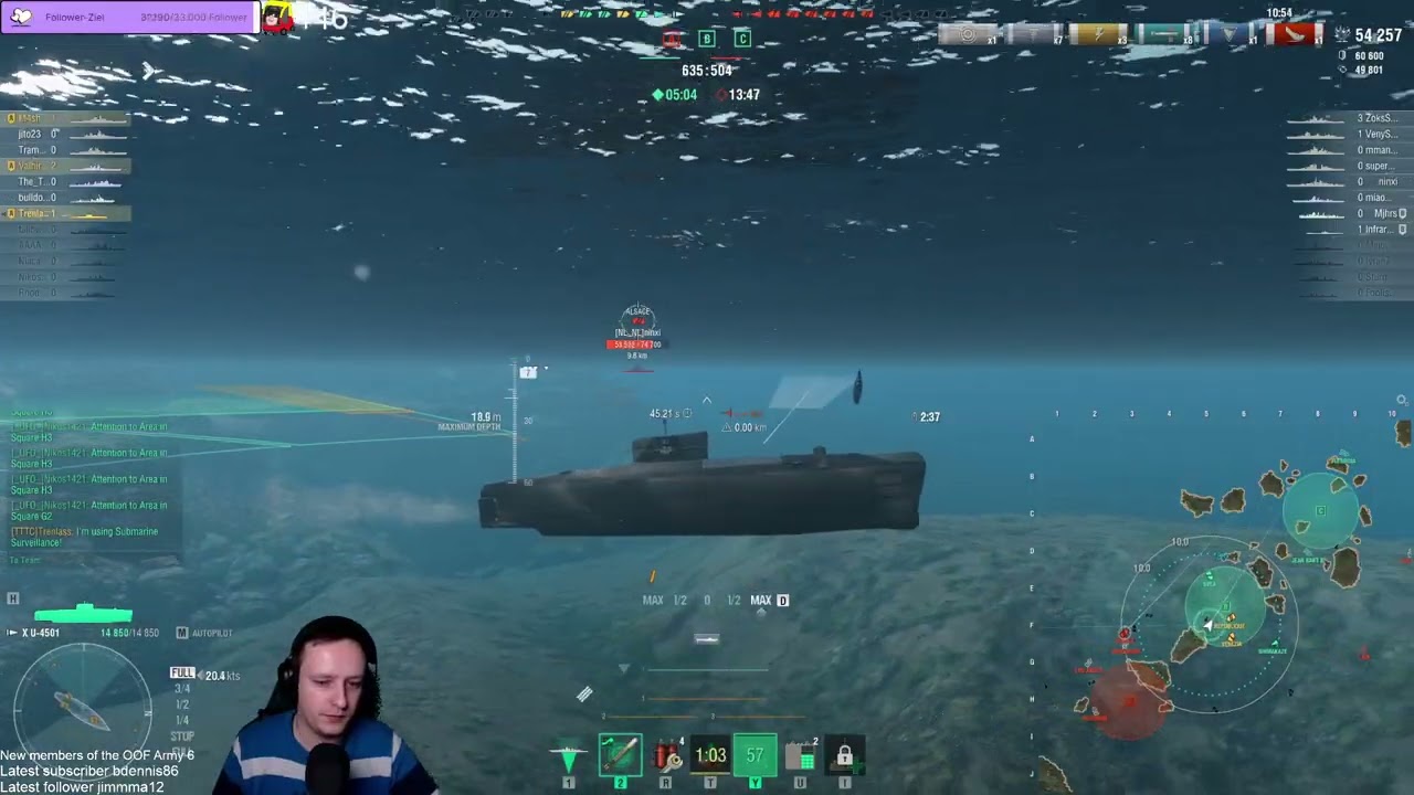 U-4501 - The most toxic submarine to fight in World of Warships
