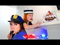 Cops vs robbers  prison escape from barbie jail  will adley get caught by police girl new game