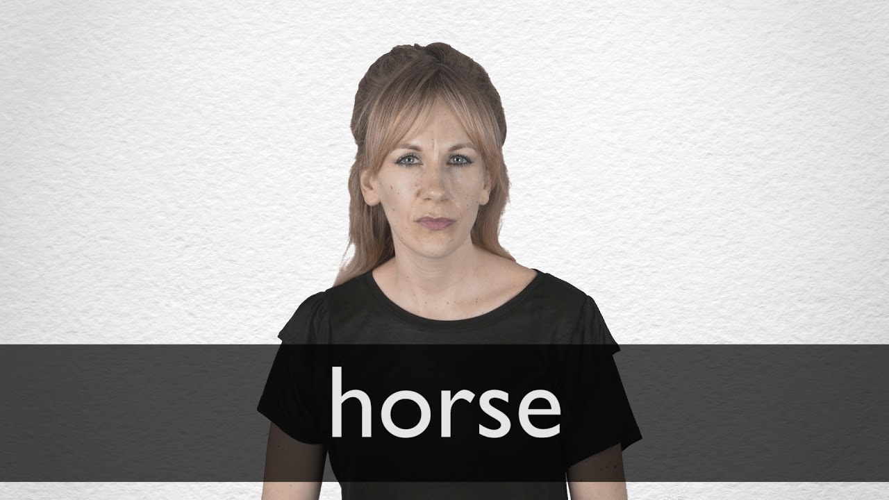 How to pronounce HORSE in British English