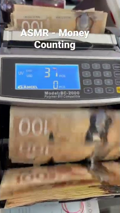 ASMR - Money Counting - Soothing Sound