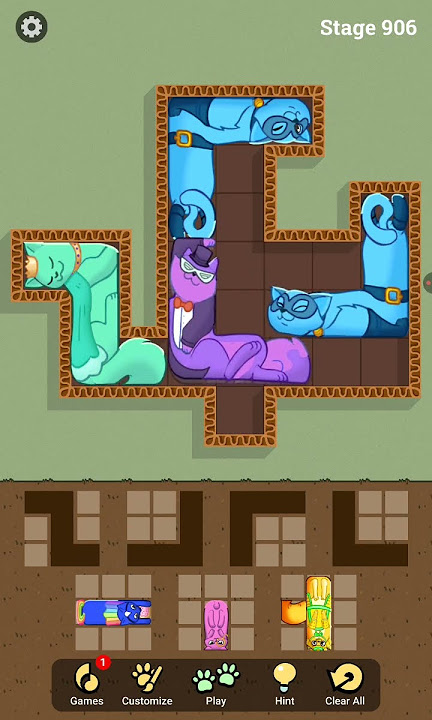 Puzzle Cats Stage 906 Gameplay Walkthrough Android #Shorts