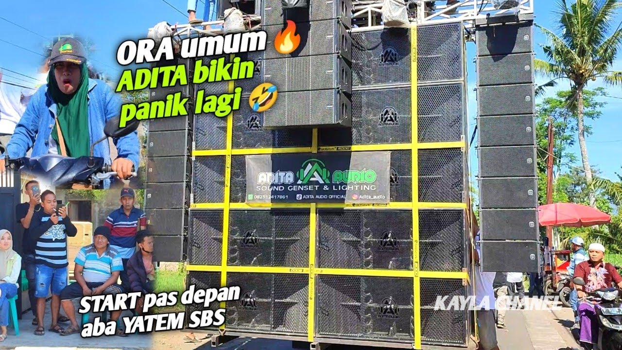 AMPUH🔥ADITA AUDIO LOS LOSAN LAGI START DIDEPAN MARKAS SBS GASPOL DIDEPAN ABA YATEM KARNAVAL