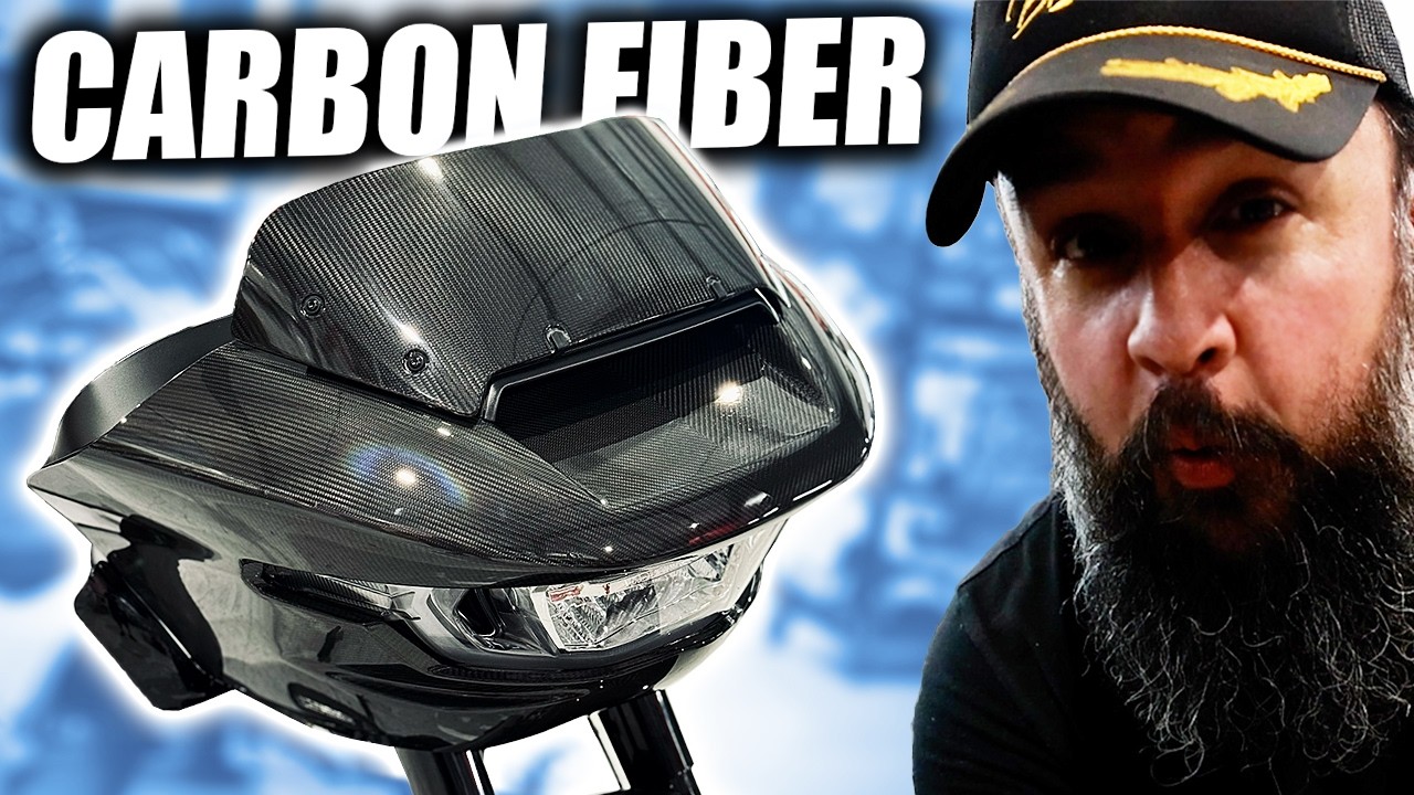 Harley-Davidson Road Glide Carbon Fiber Install