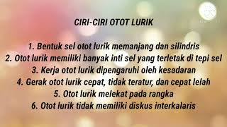 ciri ciri otot