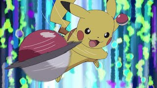 Pikachu Throwing Poke Ball's - Pokemon Master Journeys The Series