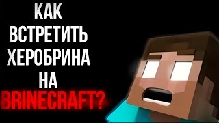 КАК ВСТРЕТИТЬ ХЕРОБРИНА НА BRINECRAFT?