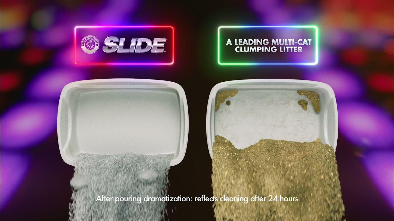 SLIDE™ Clumping Cat Litter from ARM & HAMMER™ TV Commercial Product