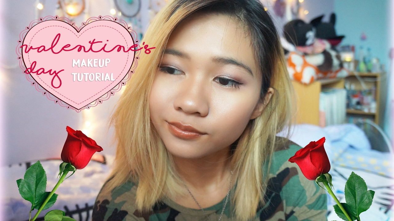 VALENTINE'S DAY MAKEUP TUTORIAL - YouTube