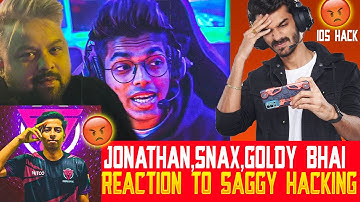 Jonathan|Snax|Goldy bhai | reaction on Saggy hacking with proof 😡 #Jonathan #Snax #8bitGoldy #Saggy