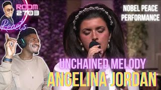 Angelina Jordan Reaction 'Unchained Melody' (Nobel Peace Prize Performance)